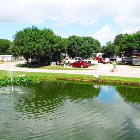 pond and RV sites